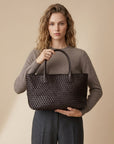 Brielle | Women’s Tote Bag with Handwoven Texture