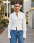 Juliette | Elegant Women’s Blouse with Button Detail