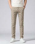 Finley | Tailored Men’s Trousers with Checked Design