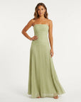 Poppy | Strapless Maxi Dress for Modern Elegance
