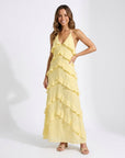 Harper | Elegant Maxi Dress with Ruffled Design