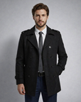 Declan | Structured Trench Style Men’s Coat for Sharp Looks