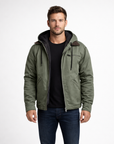 Veylor | Hooded Bomber Jacket with Cozy Warmth
