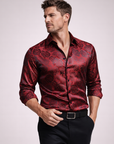 Reid | Gloss Finish Men’s Shirt with Modern Edge