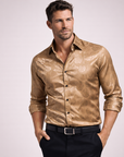 Reid | Gloss Finish Men’s Shirt with Modern Edge