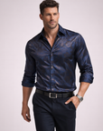 Reid | Gloss Finish Men’s Shirt with Modern Edge