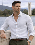 Owen | Linen Blend Men’s Shirt with Timeless Appeal