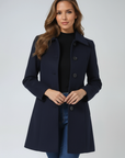 Emma | Elegant Black Trench Coat Women 10