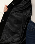 Emma | Elegant Black Trench Coat Women 2