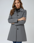 Emma | Elegant Black Trench Coat Women 3