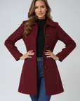 Emma | Elegant Black Trench Coat Women 6