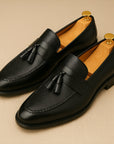 Ethan | Black Mens Loafers with Classic Design 5