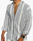 Ethan | Men's Dress Shirt with Vertical Stripes 2