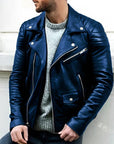 Ethan | Stylish Leather Biker Jacket 1