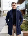 Flynn | Wool Blend Men's Jacket for Cold Weather