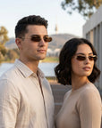 Jordan | Rimless Sunglasses with UV Protection