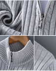 Oliver | Black Cardigan for Men with Modern Style 1