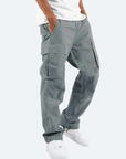 Oliver | Black Cargo Trousers for Men 1