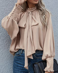 Olivia | Chic Tie Neck Blouse 3