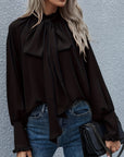 Olivia | Chic Tie Neck Blouse 4