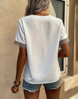 Olivia | Elegant Crochet Trim Blouse 1