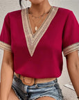 Olivia | Elegant Crochet Trim Blouse 5