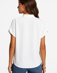 Olivia | Elegant V-Neck Blouse for Women 2