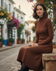 Olivia | Womens Dress with Elegant Turtleneck 3