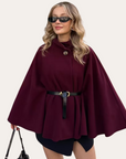 Sophia | Elegant Coat with Cape Women 0