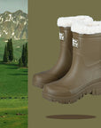 Sophia | Waterproof Faux Fur Rain Boots 2