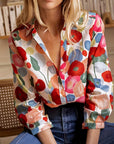 Sophia | Womens Blouse with Floral Design 0
