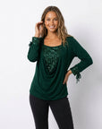 Nadia | Women’s Blouse with Elegant Sequin Detail