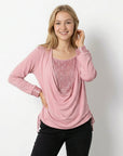 Nadia | Women’s Blouse with Elegant Sequin Detail