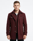 Braxton | Men’s Trench Coat with Refined Fit