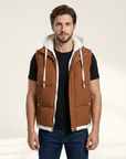 Reece | Hoodie Style Men’s Vest for Casual Days