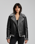 Sienna | Shearling Leather Women's Jacket with Timeless Appeal