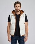Reece | Hoodie Style Men’s Vest for Casual Days