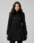 Matilda | Faux Fur Women's Trench Coat for Winter Style