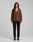 Priscilla | Cable Knit Oversized Women’s Cardigan for Layered Style