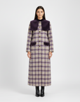 Frankie | Checked Women’s Trench Coat for Stylish Looks