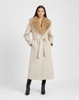 Anika | Faux Fur Women’s Trench Coat for Winter Style
