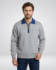 Grady | Half Zip Comfort Men’s Sweater for Easy Layering