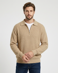 Bryce | Knitted Zip Men’s Sweater for Everyday Styling