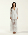 Camille | Long Sleeve Floral Maxi Dress for Day Events