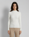 Dahlia | Ribbed High Neck Women’s Tops for Modern Wear