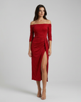 Greta | Formal Occasion Midi Dress for Celebrations