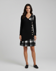 Emerson | Checked Pattern Casual Dresses for Timeless Looks