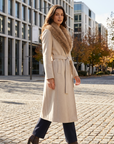 Briony | Faux Fur Detail Women’s Trench Coats for Elevated Wear