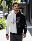 Dylan | Printed Detail Men’s Hoodie for Modern Styling