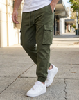 Hugo | Stretch Comfort Men’s Cargo Pants for All Day Wear